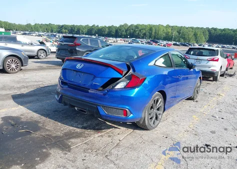 2019 Honda Civic Sport из США, поврежденный, VIN 2HGFC4B88KH300090